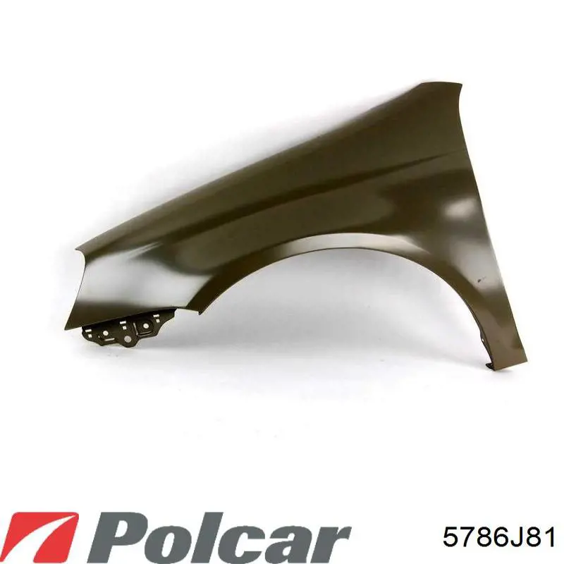 Купити 5786J81 Polcar Радіатор интеркуллера