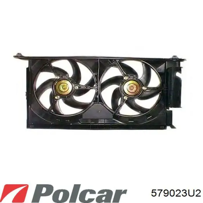 Купити 579023U2 Polcar Електровентилятор охолодження в зборі (двигун + крильчатка)