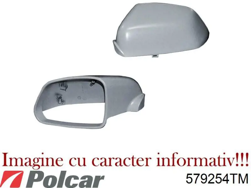Накладка лівого бокового дзеркала Polcar 579254TM ціна, від 7.70 USD