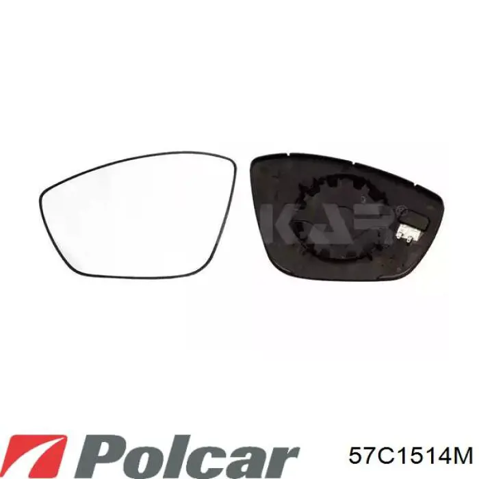 Ліве бічне дзеркало Polcar 57C1514M ціна, від 89.89 USD