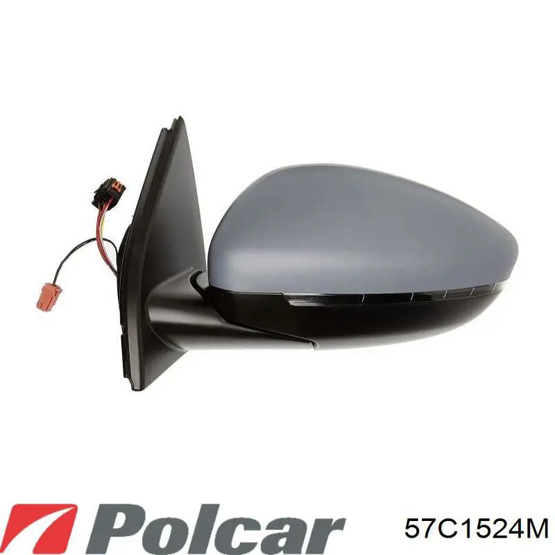 Дзеркало праве 57C1524M Polcar