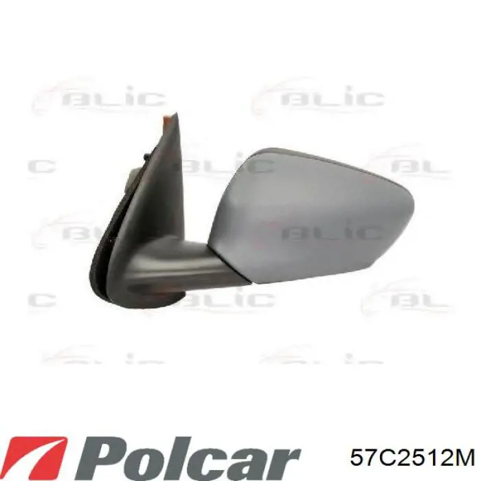 57C2512M Polcar Дзеркало заднього виду, ліве