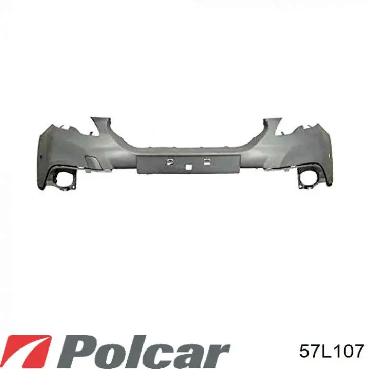 57L107 Polcar Бампер передній в зборі
