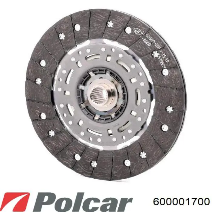 600001700 Polcar комплект зчеплення (3 частини)