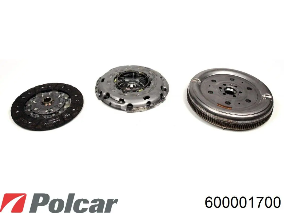 Купити 600001700 Polcar Комплект зчеплення (диск, корзина, підшипник)
