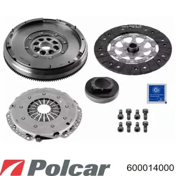 Комплект зчеплення (3 частини) Polcar 600014000 ціна, від 460.33 USD