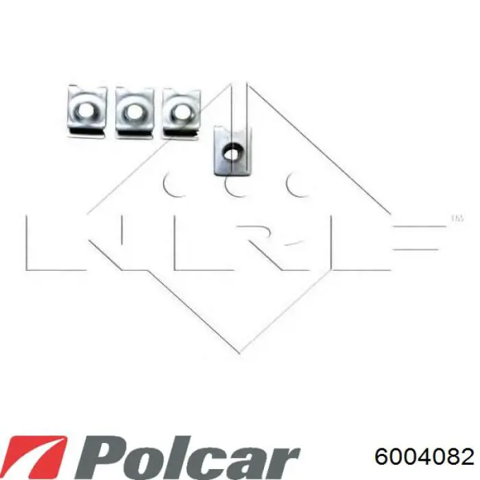 6004082 Polcar Радіатор охолодження двигуна