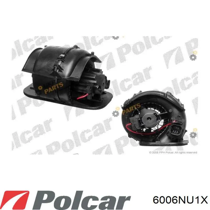 Вентилятора пічки 6006NU1X Polcar