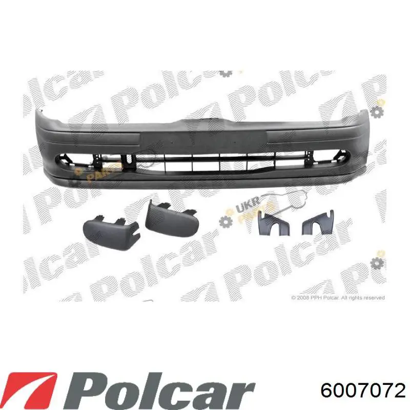 Передній бампер 6007072 Polcar