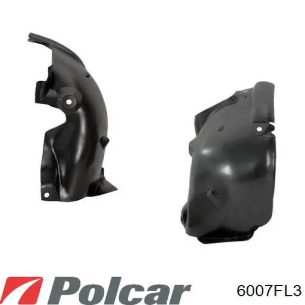 Підкрилок переднього крила, лівий передній Polcar 6007FL3 ціна, від 11.40 USD