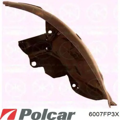Підкрилок переднього крила, правий передній 6007FP3X Polcar
