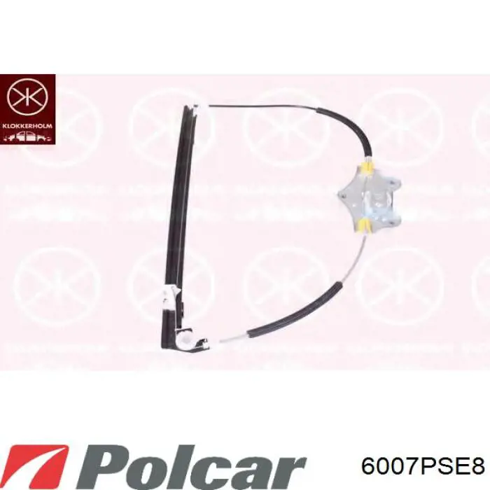 6007PSE8 Polcar Механізм склопідіймача дверей передніх, правих