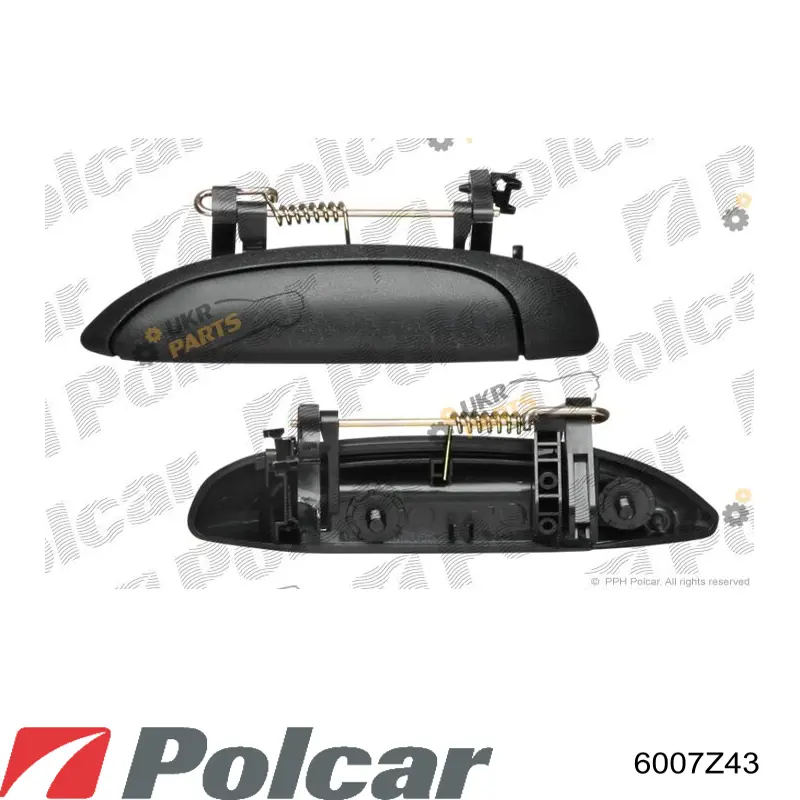 Ручка передніхї лівих дверей Renault (RVI) 7700434718 ціна, від 5.07 USD