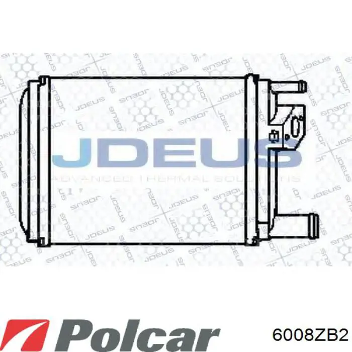 Бачок системи охолодження 6008ZB2 Polcar