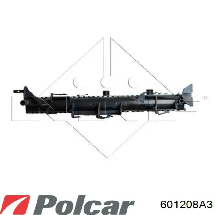 601208A3 Polcar Радіатор охолодження двигуна