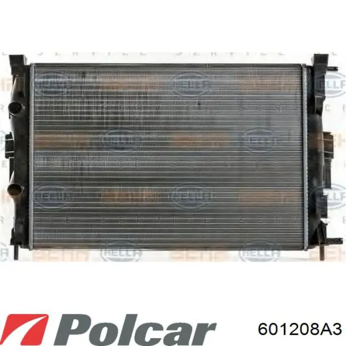 Радіатор основний Polcar 601208A3 ціна, від 47.60 USD