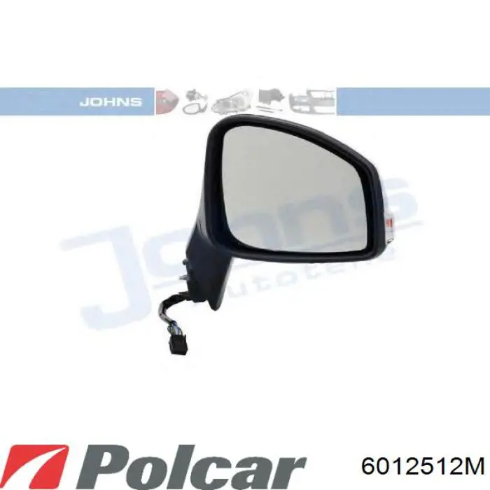  Ліве бокове дзеркало Renault Megane 2
