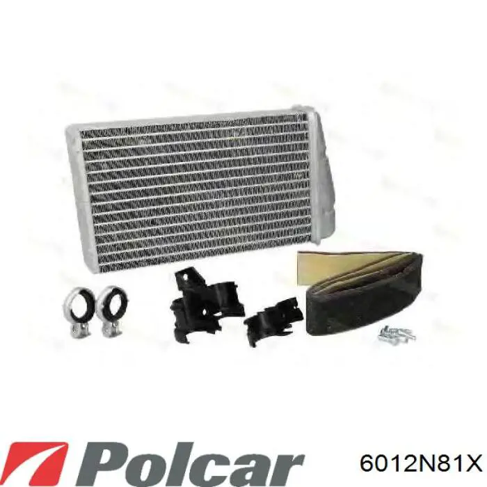 6012N81X Polcar радіатор пічки (обігрівача)