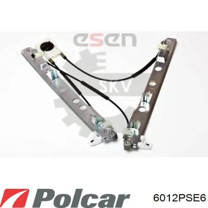 Механізм склопідіймача дверей передніх, правих Polcar 6012PSE6 ціна, від 31.57 USD