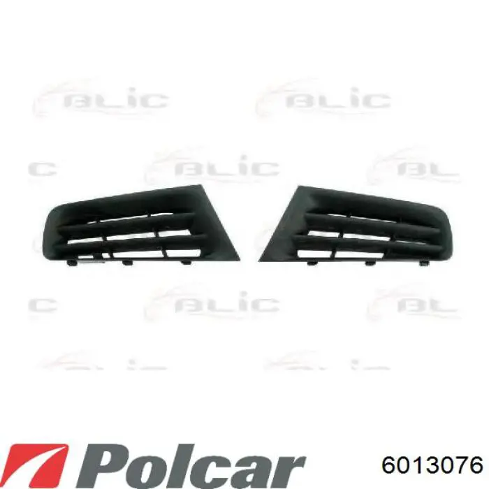 Накладка бампера переднього Polcar 6013075