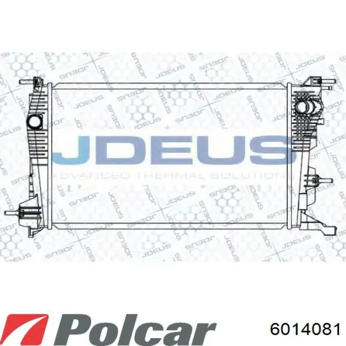 Радіатор основний Polcar 6014081 ціна, від 65.09 USD