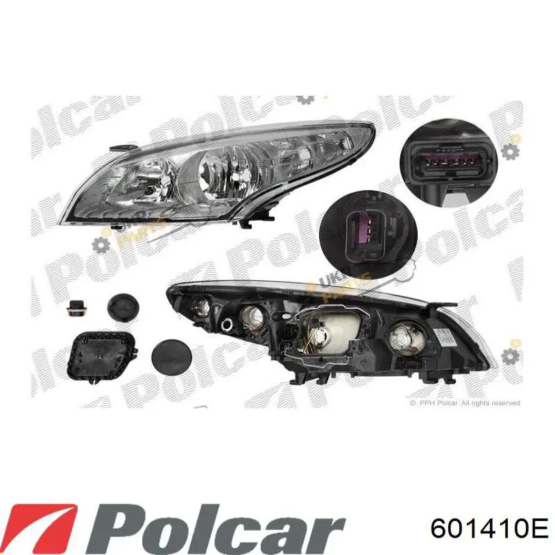 Фара правая Polcar 601410E ціна, від 156.61 USD