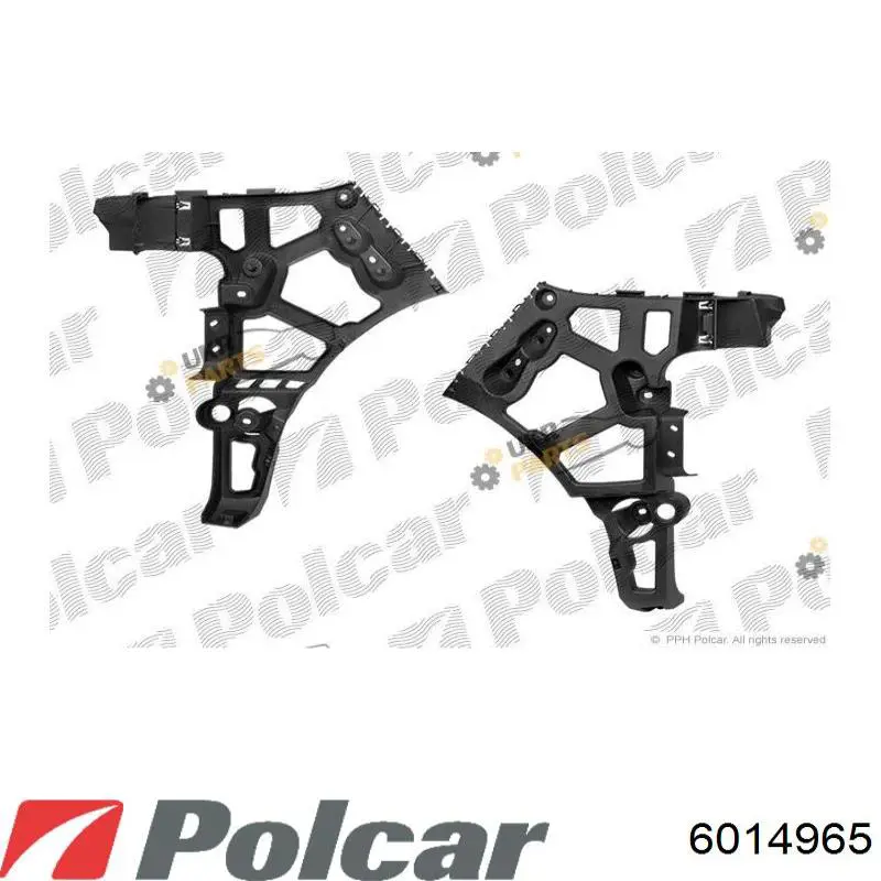 Лівий кронштейн заднього бампера Polcar 6014965 ціна, від 52.38 USD