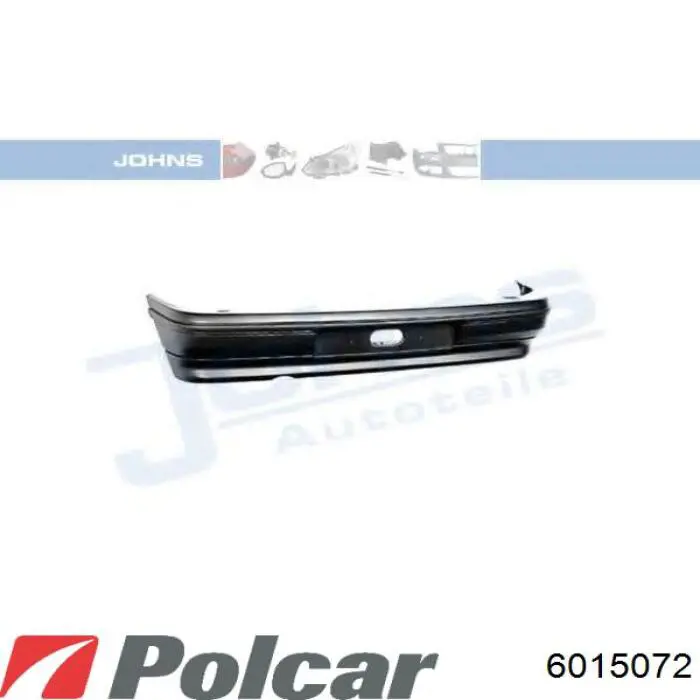 6015072 Polcar бампер передній
