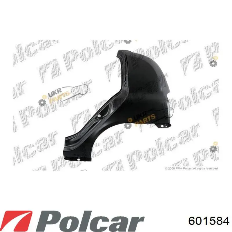 601584 Polcar Бічна частина задні праві
