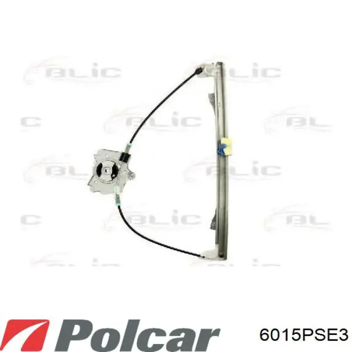 Склопідйомник передньої лівої двері 6015PSE3 Polcar