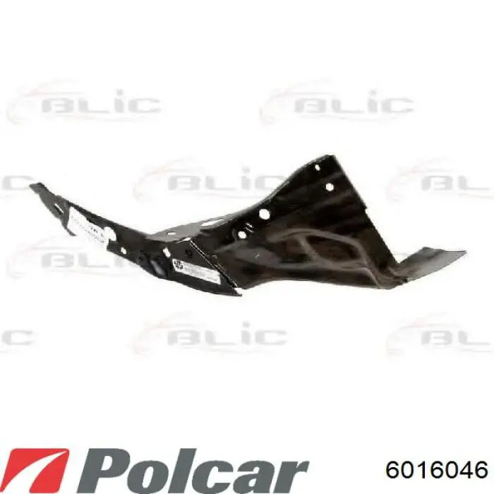 6016046 Polcar супорт радіатора правий/монтажна панель кріплення фар