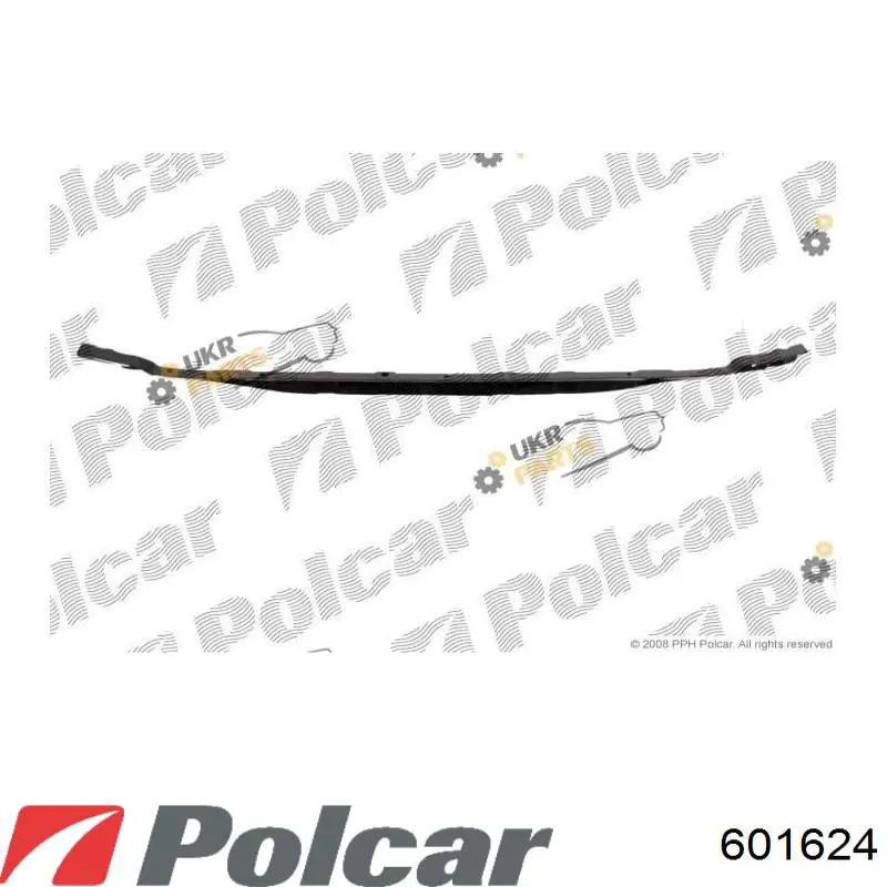 Шина бампера переднього Polcar 601624 ціна, від 17.00 USD