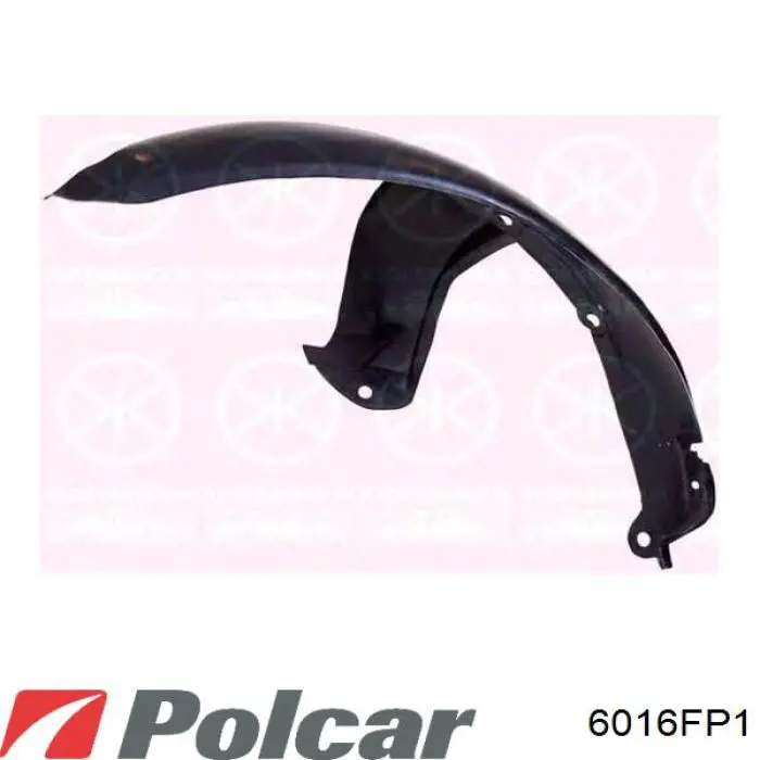 Підкрилок переднього крила, правий передній Polcar 6016FP1 ціна, від 6.07 USD