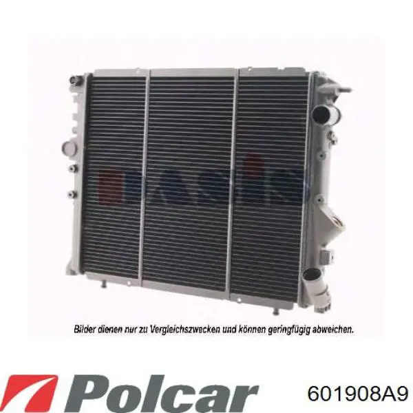 Радіатор основний Polcar 6019089 ціна, від 50.60 USD