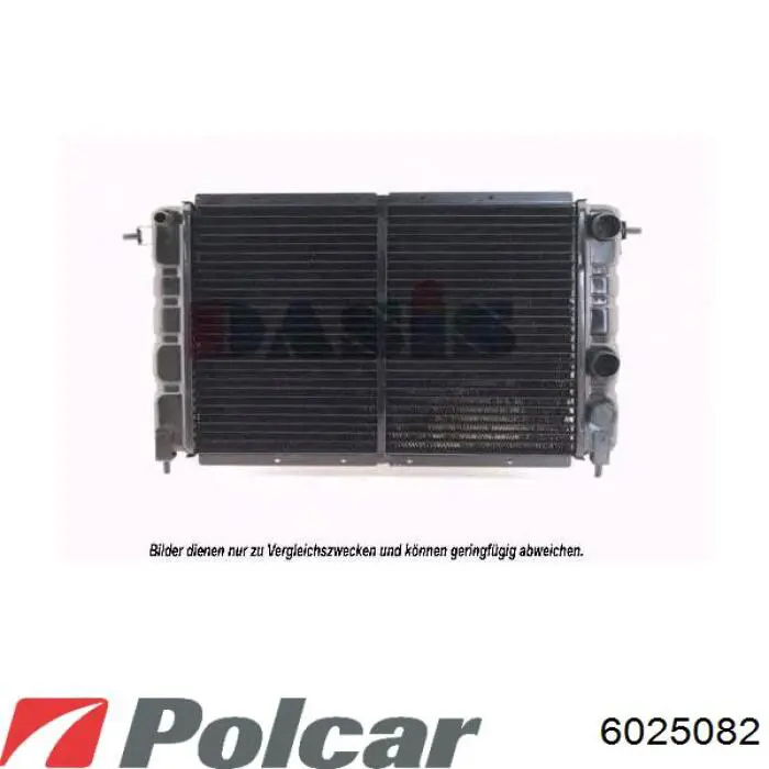 Радіатор основний Polcar 6025082 ціна, від 481.65 USD