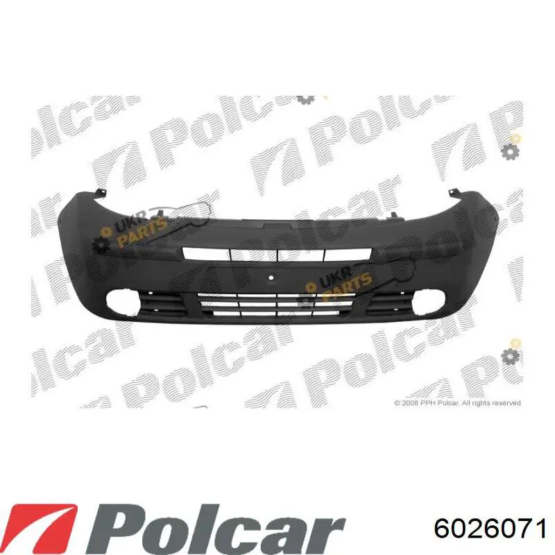 Передній бампер PRN04079BA Signeda