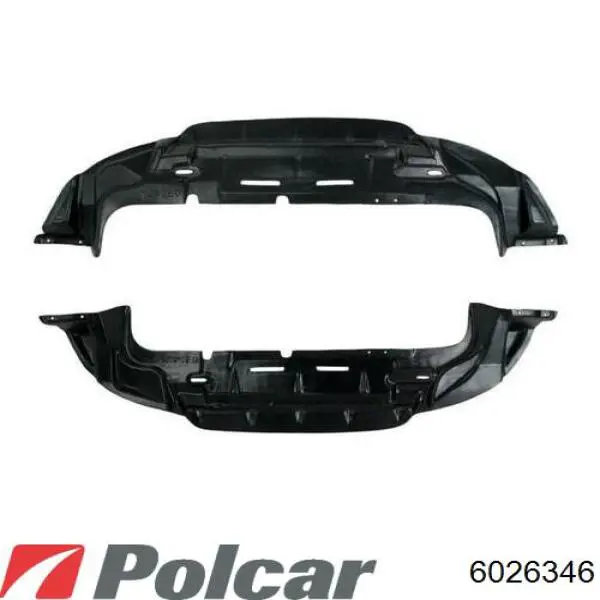 6026346 Polcar захист двигуна передній