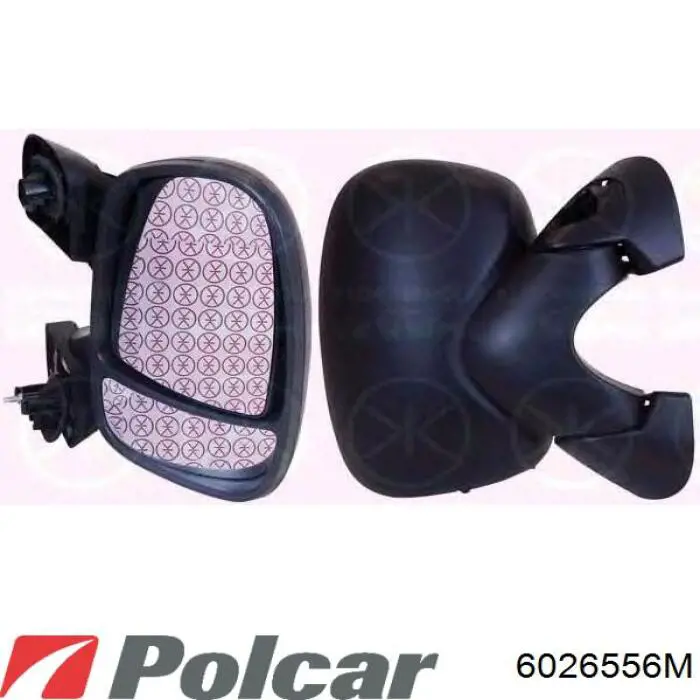 Купити 6026556M Polcar Скло дзеркала заднього виду, правого