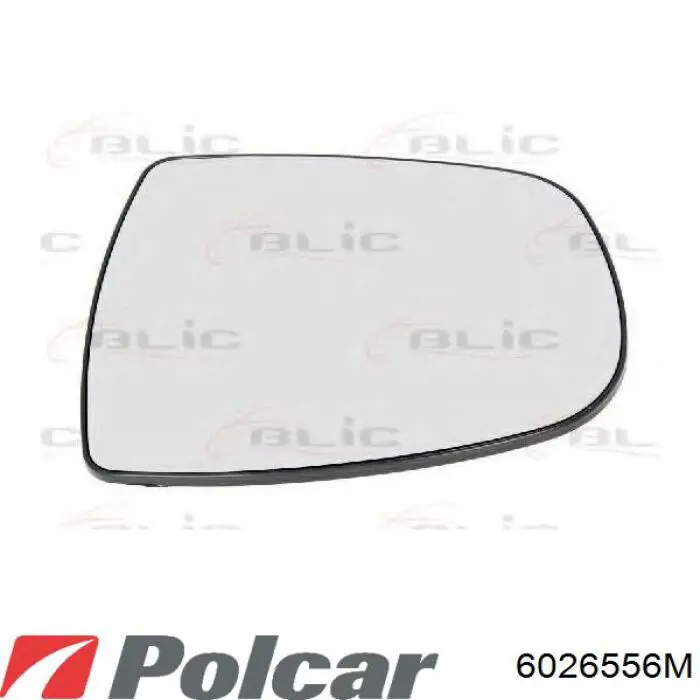 Дзеркальний елемент правого дзеркала заднього виду Polcar 6026556M ціна, від 8.58 USD