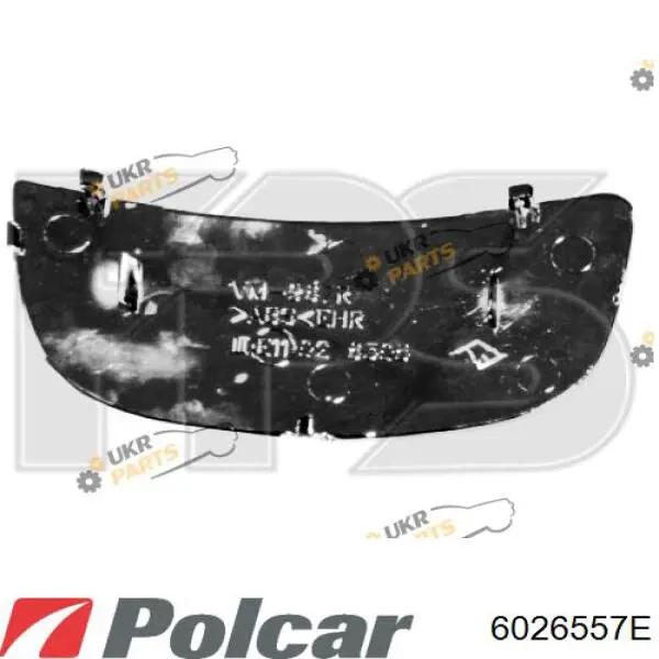 Дзеркальний елемент дзеркала заднього виду, правого 6026557M Polcar