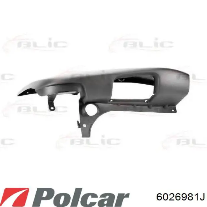 Купити 6026981J Polcar Бампер задній, права частина