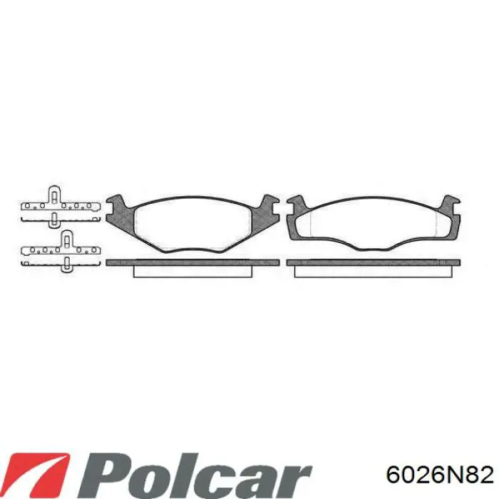 Радіатор пічки 6026N82 Polcar