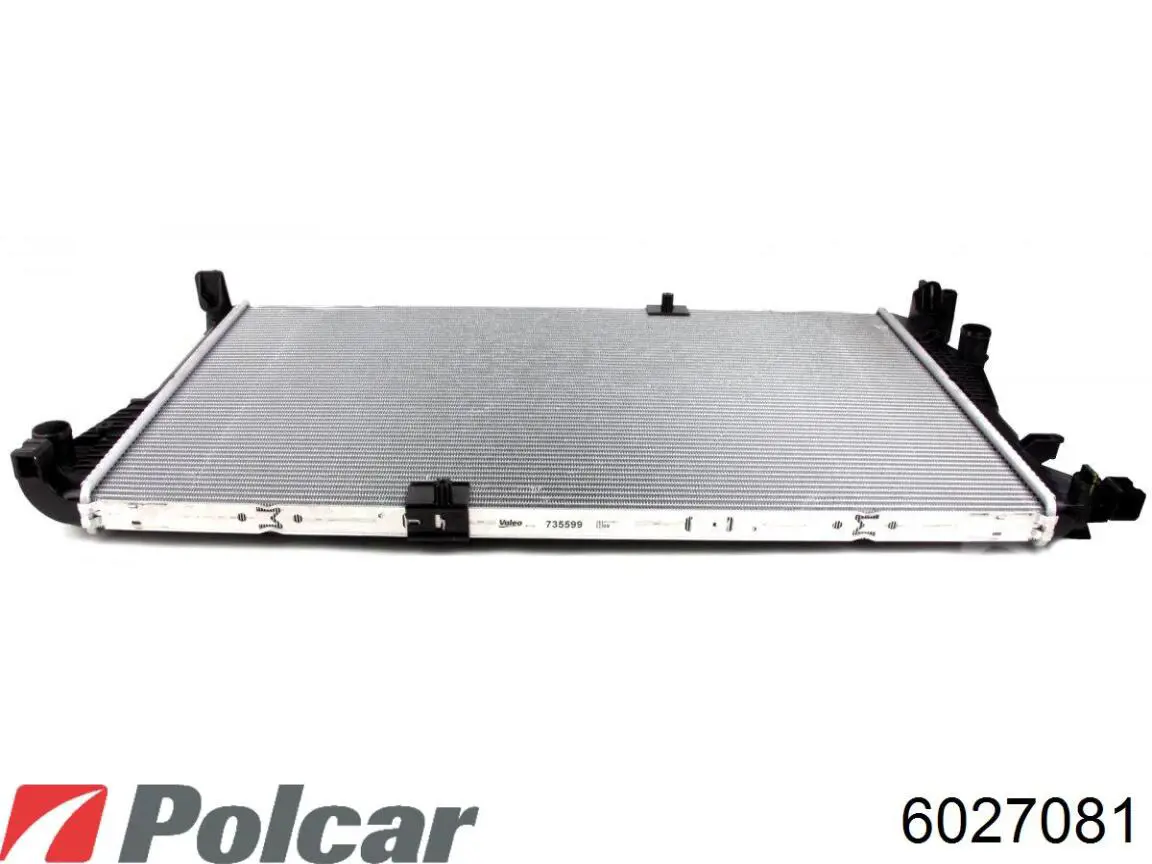 6027081 Polcar Радіатор охолодження двигуна