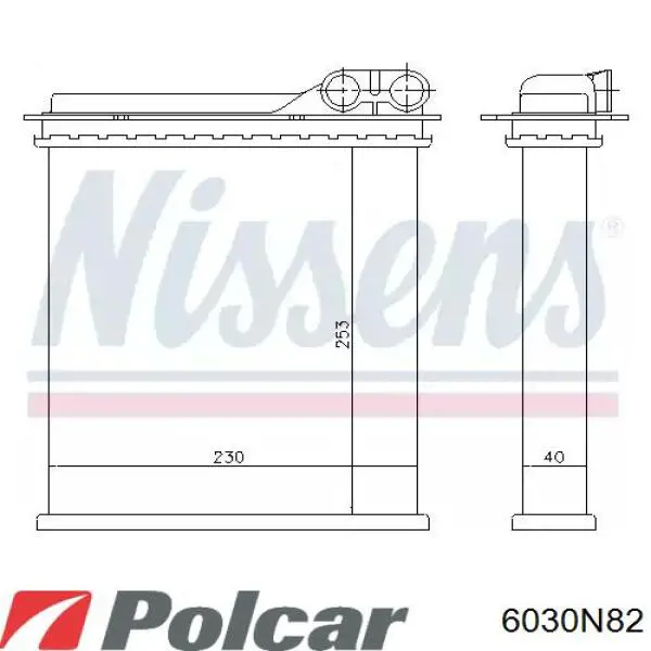 Радіатор пічки 6025170679 Renault (RVI)
