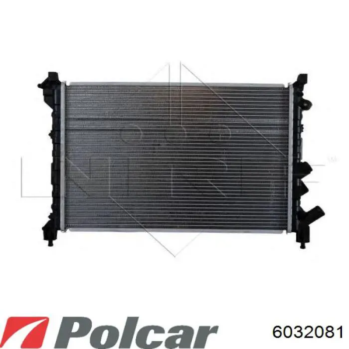 Радіатор основний Polcar 6032081 ціна, від 59.63 USD