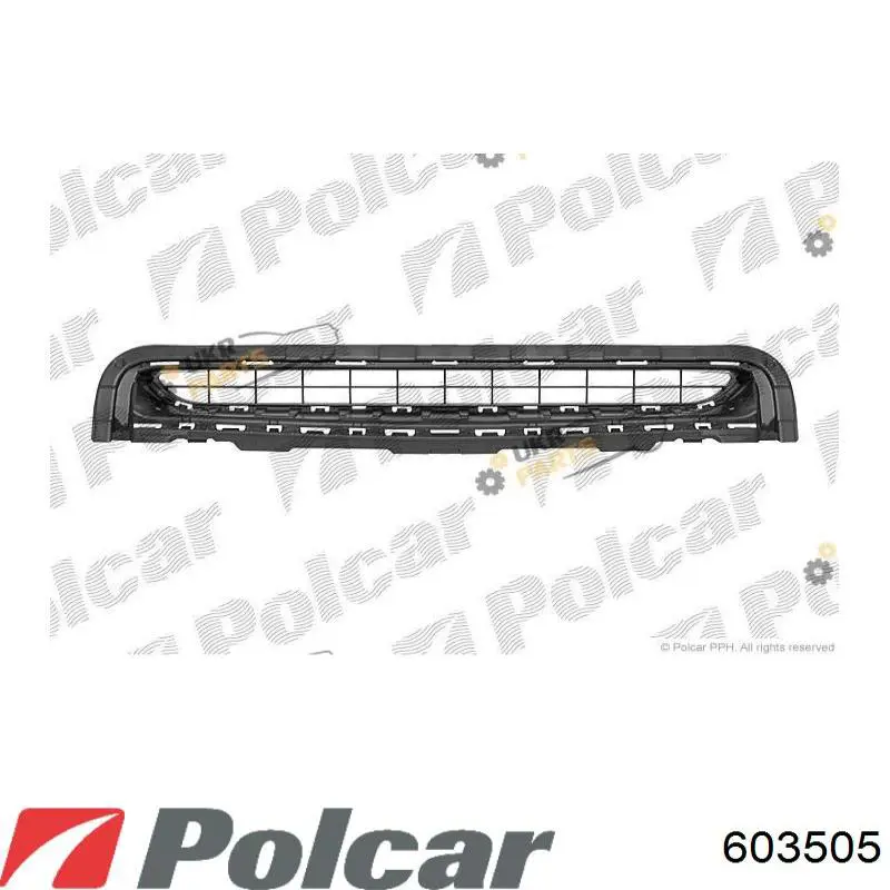 Купити 603505 Polcar Решітка переднього бампера, нижня