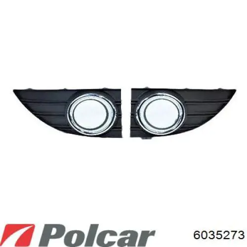6035273 Polcar Решітка переднього бампера, права