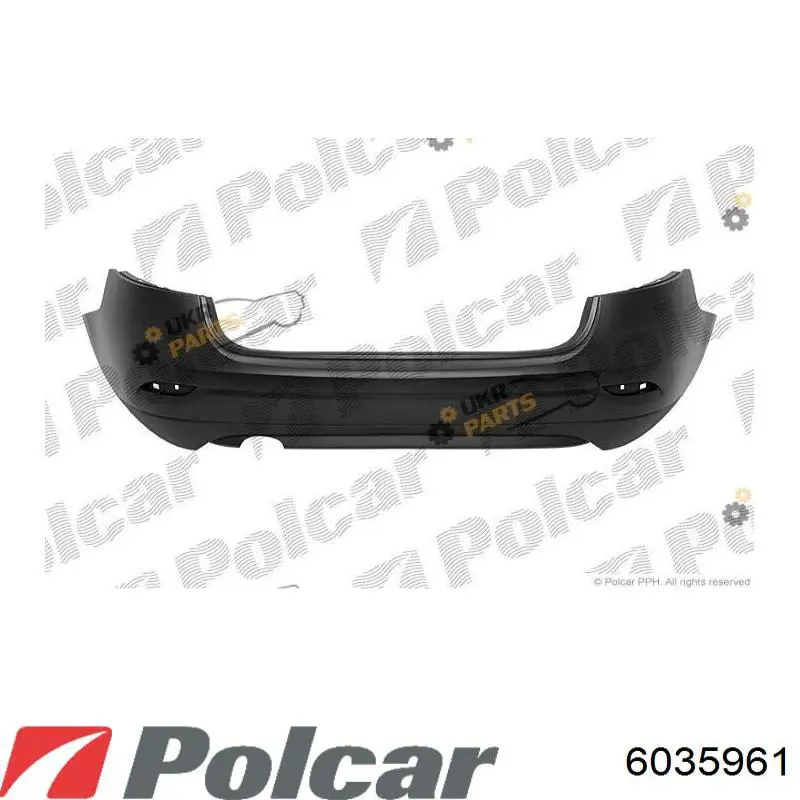 Купити APRN1707T Amparts Задній бампер