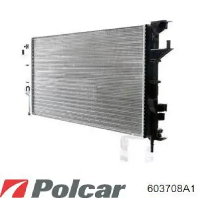 Радіатор основний Polcar 603708A1 ціна, від 44.75 USD