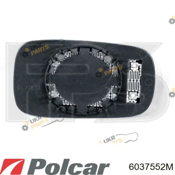 Купити 7701049066 Renault (RVI) Скло дзеркала заднього виду, правого